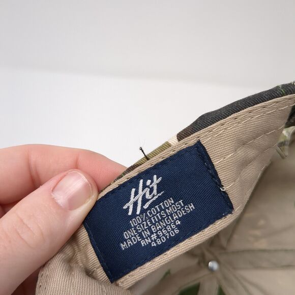 Mountain Dew Get Out and Do Strapback Hat Camo One Size Adjustable - Picture 8 of 8